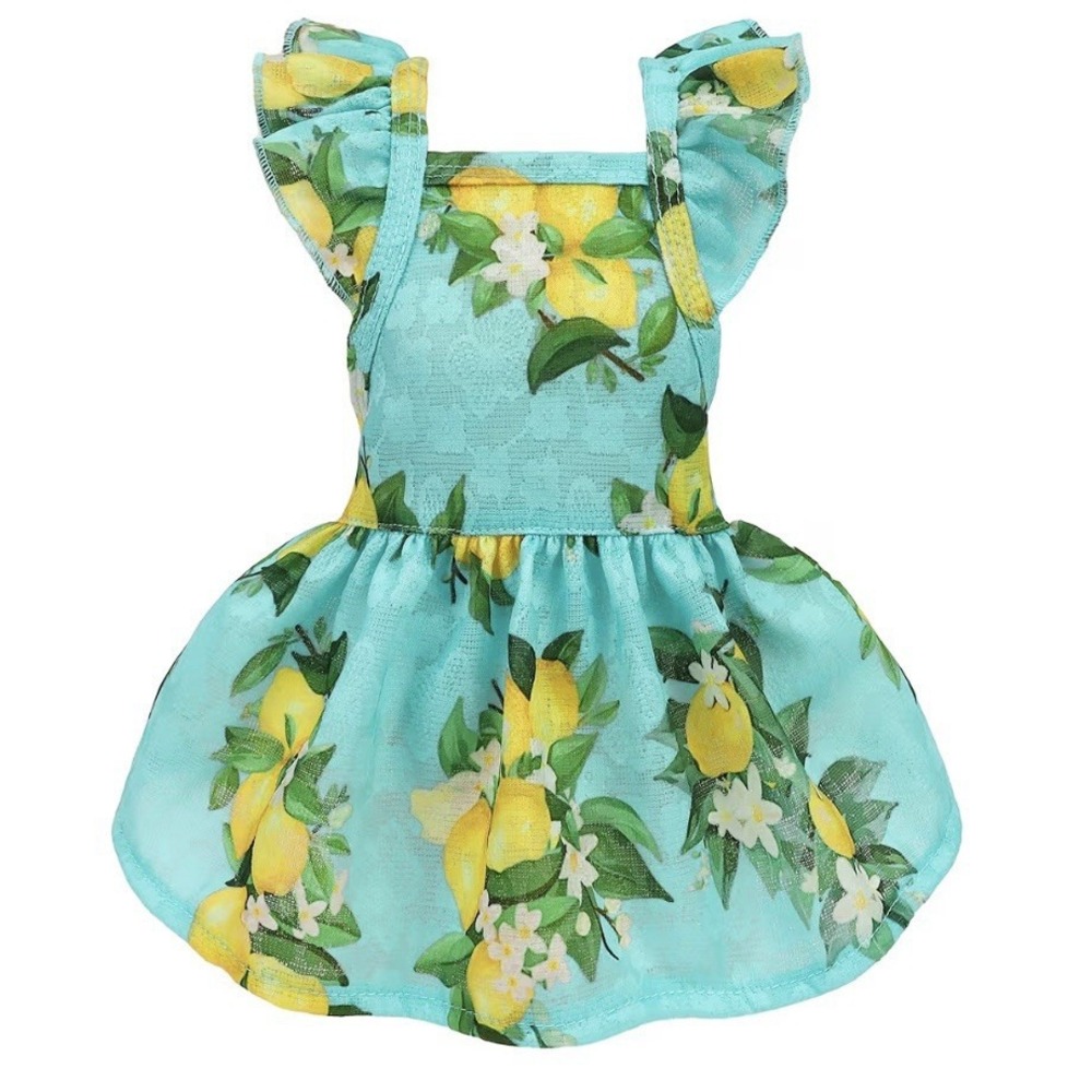 Fitwarm Lemon Dog‎  Dress Clothes For Small Dog Girls